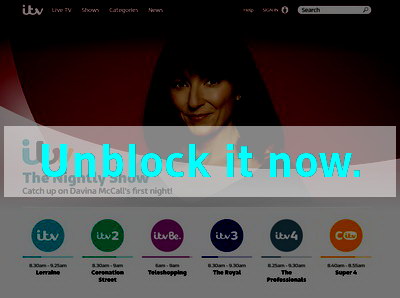Click here to unblock ITV